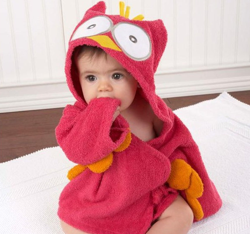 Cartoon Cute Animal Modeling Baby Bath Towels Baby Bathrobes Cotton Children'S Bathrobes Baby Hooded