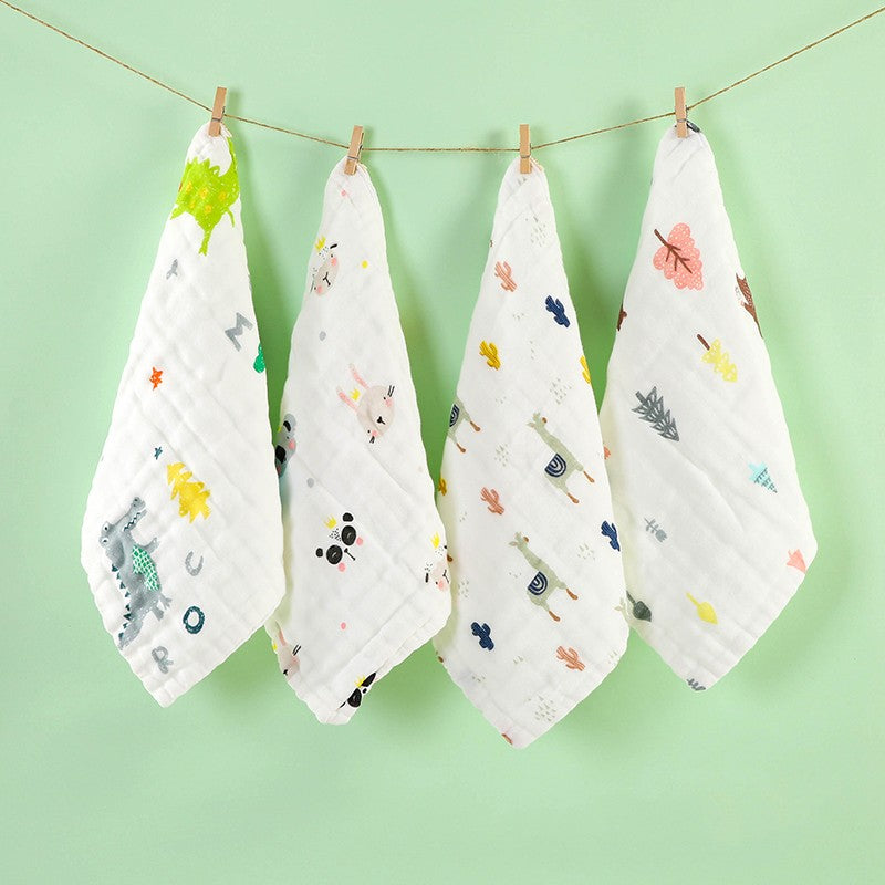 Baby Gauze Face Wash Pure Cotton Baby Saliva Towel