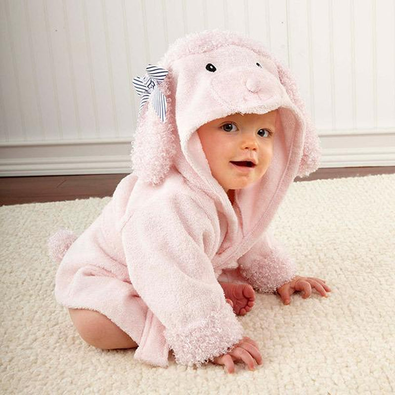Cartoon Cute Animal Modeling Baby Bath Towels Baby Bathrobes Cotton Children'S Bathrobes Baby Hooded