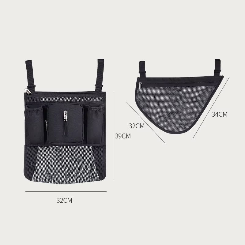 Baby Stroller Organizer Bag Infant Pram Cart Storage Bag with Baby Trolley Bag Carriage Bag Stroller Accessories