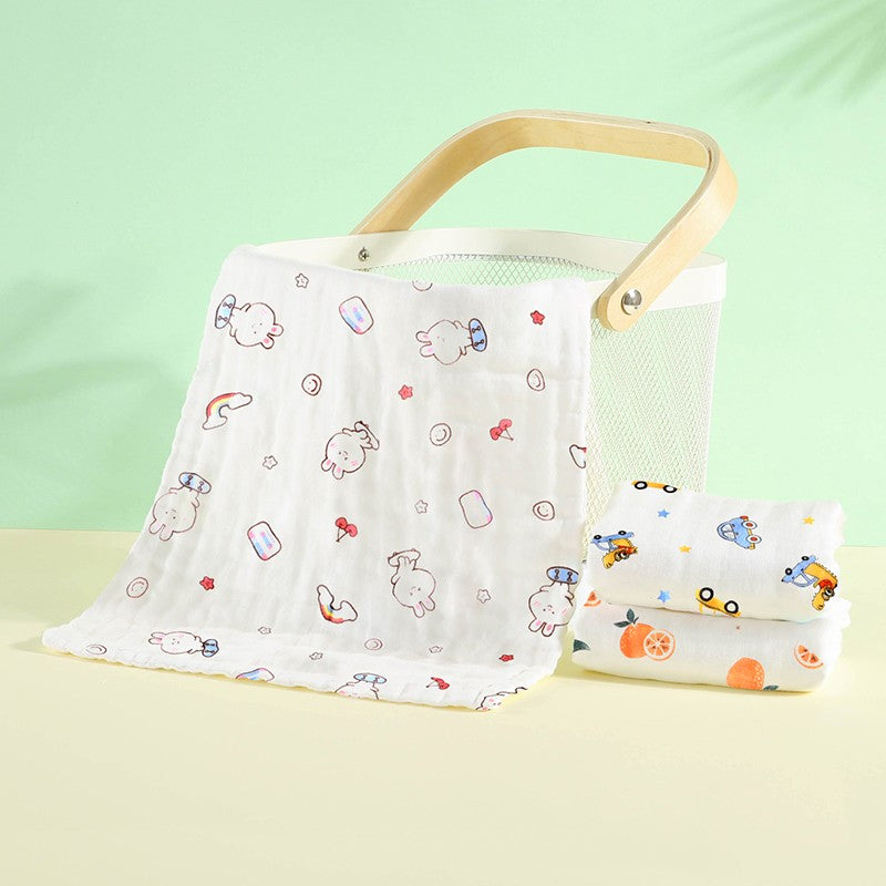 Baby Gauze Face Wash Pure Cotton Baby Saliva Towel