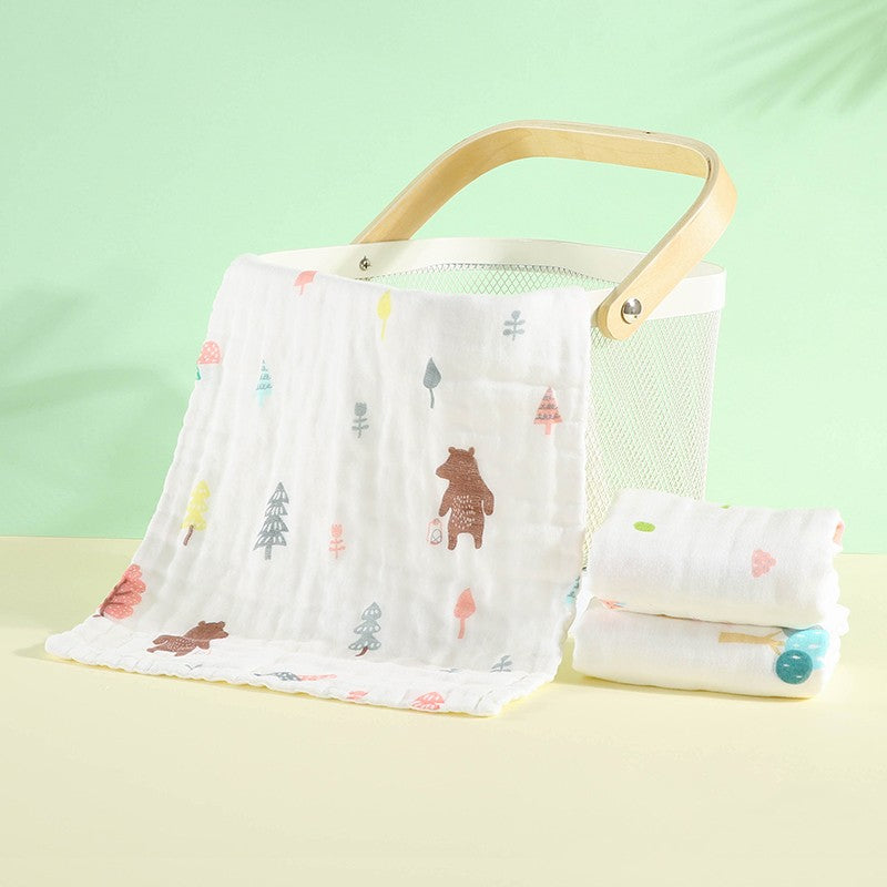 Baby Gauze Face Wash Pure Cotton Baby Saliva Towel