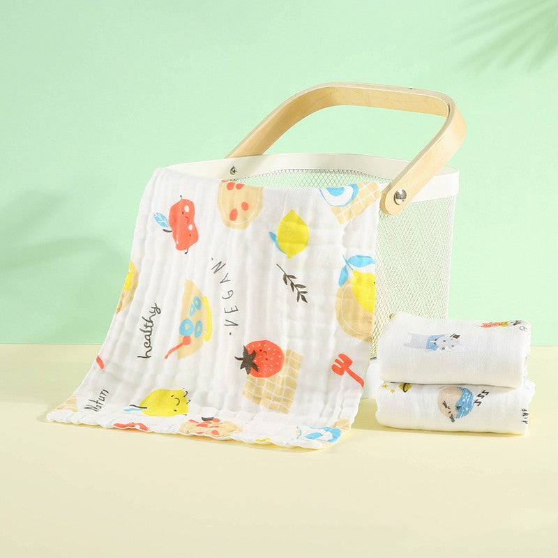 Baby Gauze Face Wash Pure Cotton Baby Saliva Towel