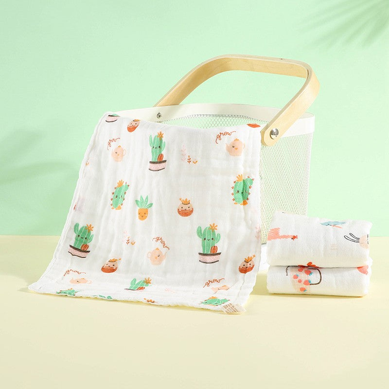 Baby Gauze Face Wash Pure Cotton Baby Saliva Towel