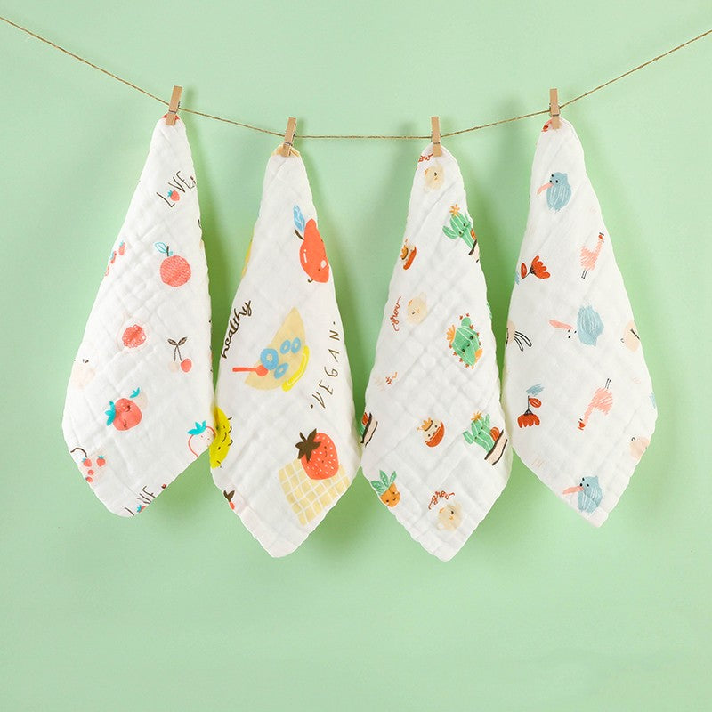 Baby Gauze Face Wash Pure Cotton Baby Saliva Towel