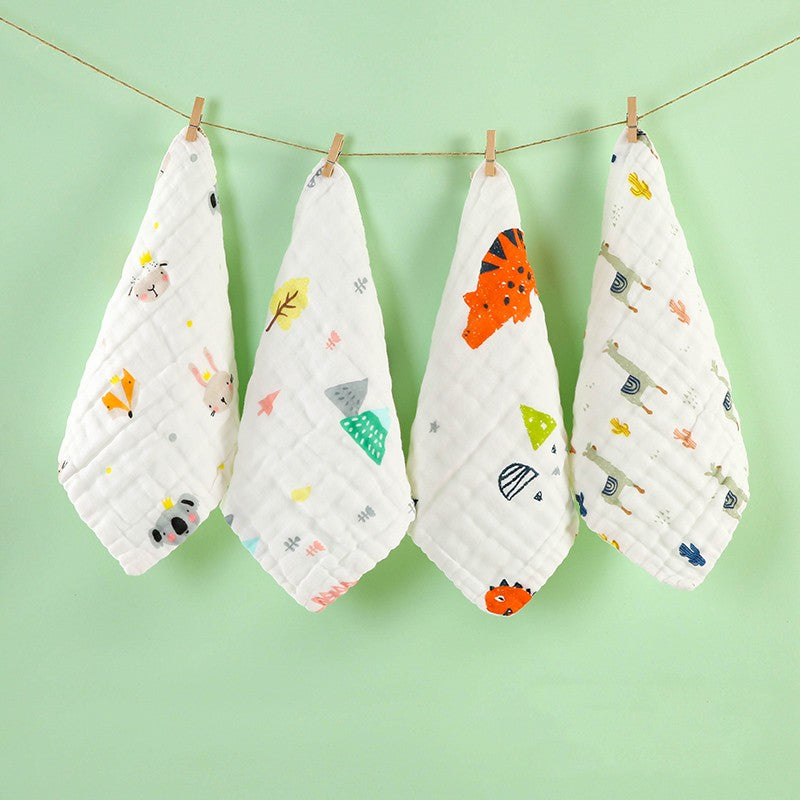 Baby Gauze Face Wash Pure Cotton Baby Saliva Towel