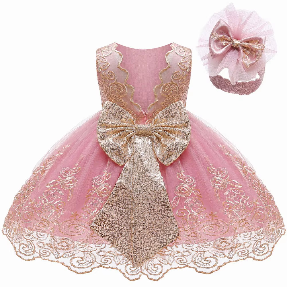 Baby Girls Dress Newborn Clothes Princess Dresses for Baby 1St Year Birthday Dress Halloween Costume Infant Party Dress 0-2T