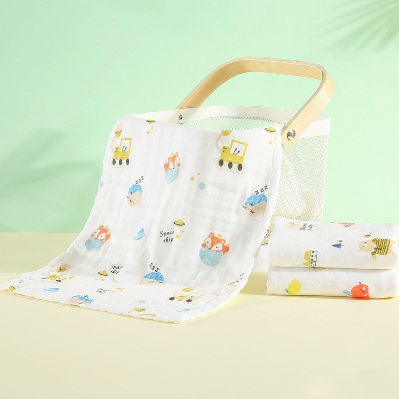 Baby Gauze Face Wash Pure Cotton Baby Saliva Towel