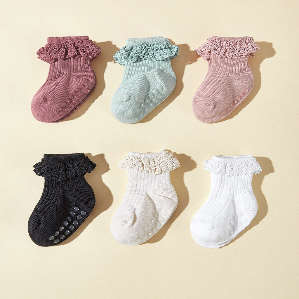 Babywealth Baby Socken 6stk für Frühling und Sommer