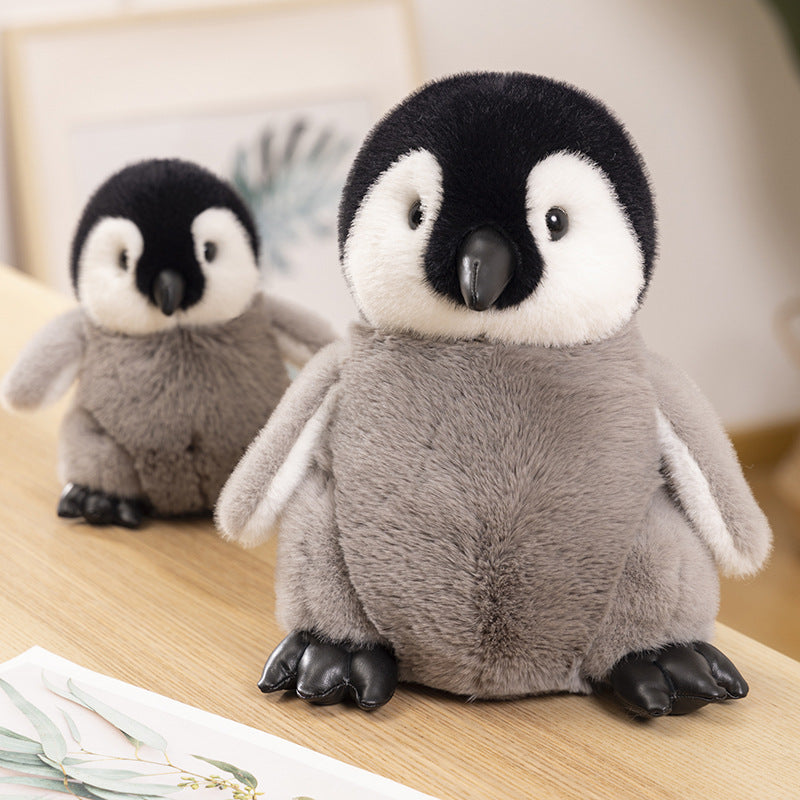 Kuscheltier Grauer Pinguin 20cm oder 30 cm